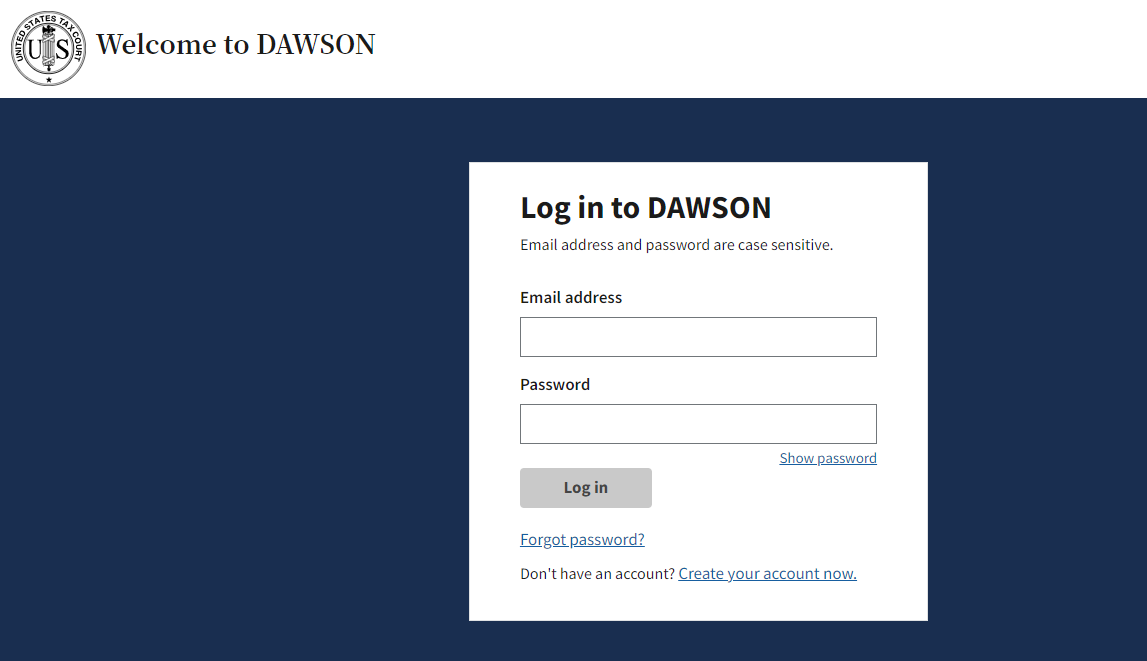 DAWSON Login